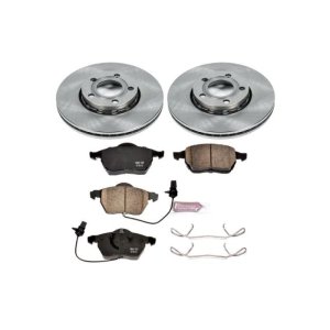 Audi A4 Brake Kit - Front - PowerStop - Z17 Evolution Plus Ceramic Pads + Autospecialty Rotors - `99-`04