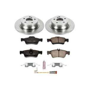 Mercedes-Benz E350 Brake Kit - Rear - PowerStop - Z17 Evolution Plus Ceramic Pads + Autospecialty Rotors - 2006 Mercedes-Benz E350 Brake Kit - Rear - PowerStop - Z17 Evolution Plus Ceramic Pads + Autospecialty Rotors - 2006