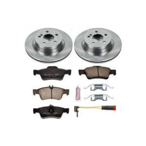 Mercedes-Benz E350 Brake Kit - Rear - PowerStop - Z17 Stock Replacement Rotors + Z17 Evolution Plus Ceramic Pads - `06-`09 Mercedes-Benz E350 Brake Kit - Rear - PowerStop - Z17 Stock Replacement Rotors + Z17 Evolution Plus Ceramic Pads - `06-`09