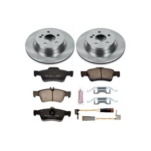 Mercedes-Benz E350 Brake Kit - Rear - PowerStop - Autospecialty Rotors + Z17 Evolution Plus Ceramic Pads - 2006 Mercedes-Benz E350 Brake Kit - Rear - PowerStop - Autospecialty Rotors + Z17 Evolution Plus Ceramic Pads - 2006
