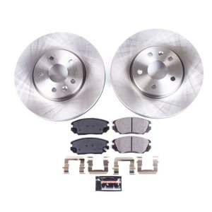 Buick Allure Brake Kit - Front - PowerStop - Autospecialty Rotors + Z17 Evolution Plus Ceramic Pads - 2010