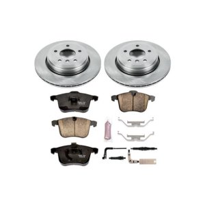 BMW 528 Brake Kit - Rear - PowerStop - Z17 Evolution Plus Ceramic Pads + Autospecialty Rotors - `08-`09