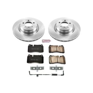 Land Rover Range Rover Brake Pads + Rotors - Front - PowerStop - Autospecialty Rotors + Z17 Evolution Plus Ceramic Pads - `06-`09