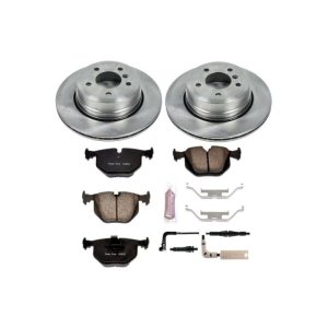 BMW 5 Series Brake Kit - Rear - PowerStop - Autospecialty Rotors + Z17 Evolution Plus Ceramic Pads - `06-`07