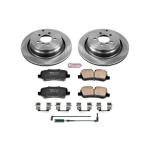 Land Rover Range Rover Brake Pads + Rotors - Rear - PowerStop - Autospecialty Rotors + Z17 Evolution Plus Ceramic Pads - `06-`12