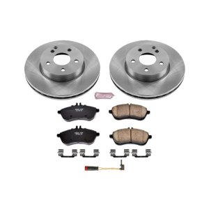 Mercedes-Benz C250 Brake Kit - Front - PowerStop - Z17 Stock Replacement Rotors + Z17 Evolution Plus Ceramic Pads - `12-`15 Mercedes-Benz C250 Brake Kit - Front - PowerStop - Z17 Stock Replacement Rotors + Z17 Evolution Plus Ceramic Pads - `12-`15