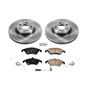 Mercedes-Benz C300 Brake Kit - Front - PowerStop - Z17 Evolution Plus Ceramic Pads + Autospecialty Rotors - `13-`14 Mercedes-Benz C300 Brake Kit - Front - PowerStop - Z17 Evolution Plus Ceramic Pads + Autospecialty Rotors - `13-`14