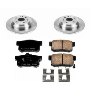 Honda Accord Crosstour Brake Kit - Rear - PowerStop - Autospecialty Rotors + Z17 Evolution Plus Ceramic Pads - `10-`11 Honda Accord Crosstour Brake Kit - Rear - PowerStop - Autospecialty Rotors + Z17 Evolution Plus Ceramic Pads - `10-`11