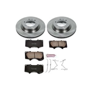 Mazda CX-9 Brake Kit - Front - PowerStop - Z17 Stock Replacement Rotors + Z17 Evolution Plus Ceramic Pads - `07-`15 Mazda CX-9 Brake Kit - Front - PowerStop - Z17 Stock Replacement Rotors + Z17 Evolution Plus Ceramic Pads - `07-`15