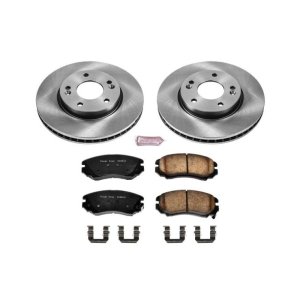Kia Soul Brake Kit - Front - PowerStop - Z17 Evolution Plus Ceramic Pads + Autospecialty Rotors - `10-`11