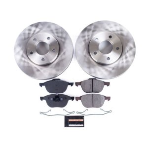 Ford C-Max Brake Kit - Front - PowerStop - Z17 Stock Replacement + Autospecialty Rotors - `13-`18 Ford C-Max Brake Kit - Front - PowerStop - Z17 Stock Replacement + Autospecialty Rotors - `13-`18