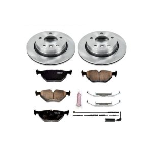 BMW 323Ci Brake Kit - Rear - PowerStop - Z17 Evolution Plus Ceramic Pads + Autospecialty Rotors - 2000