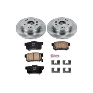 Honda CR-V Brake Kit - Rear - PowerStop - Z17 Evolution Plus Ceramic Pads + Autospecialty Rotors - `02-`04 Honda CR-V Brake Kit - Rear - PowerStop - Z17 Evolution Plus Ceramic Pads + Autospecialty Rotors - `02-`04