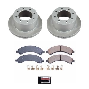 Mercedes-Benz C55 AMG Brake Kit - Front + Rear - PowerStop - Z17 Evolution Plus Ceramic Pads + Autospecialty Rotors - `05-`06 Mercedes-Benz C55 AMG Brake Kit - Front + Rear - PowerStop - Z17 Evolution Plus Ceramic Pads + Autospecialty Rotors - `05-`06