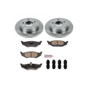 Chrysler LHS Brake Kit - Rear - PowerStop - Autospecialty Rotors + Z17 Evolution Plus Ceramic Pads - `99-`01