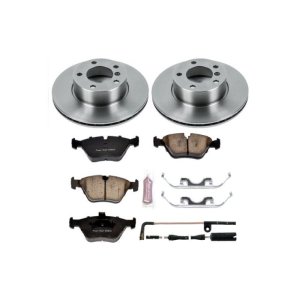 BMW 525i Brake Kit - Front - PowerStop - OE Replacement Rotors + Z17 Evolution Plus Ceramic Pads - `01-`03