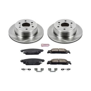 Cadillac Escalade Brake Kit - Rear - PowerStop - Autospecialty Rotors + Z17 Evolution Plus Ceramic Pads - `15-`19