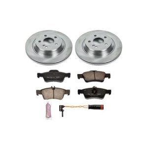 Mercedes-Benz S430 Brake Kit - Rear - PowerStop - Z17 Evolution Plus Ceramic Pads + Autospecialty Rotors - `03-`06 Mercedes-Benz S430 Brake Kit - Rear - PowerStop - Z17 Evolution Plus Ceramic Pads + Autospecialty Rotors - `03-`06