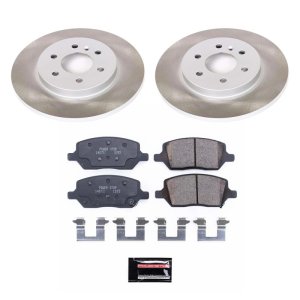 Mercedes-Benz CLK55 AMG Brake Kit - Front + Rear - PowerStop - Autospecialty Rotors + Z17 Evolution Plus Ceramic Pads - `03-`04 Mercedes-Benz CLK55 AMG Brake Kit - Front + Rear - PowerStop - Autospecialty Rotors + Z17 Evolution Plus Ceramic Pads - `03-`04