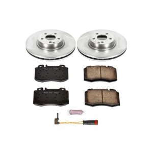 Mercedes-Benz CLS500 Brake Kit - Front - PowerStop - Z17 Evolution Plus Ceramic Pads + Autospecialty Rotors - 2006 Mercedes-Benz CLS500 Brake Kit - Front - PowerStop - Z17 Evolution Plus Ceramic Pads + Autospecialty Rotors - 2006