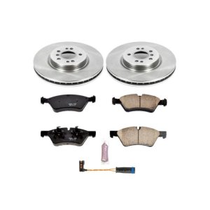 Mercedes-Benz ML450 Brake Kit - Front - PowerStop - Autospecialty Rotors + Z17 Evolution Plus Ceramic Pads - `10-`11 Mercedes-Benz ML450 Brake Kit - Front - PowerStop - Autospecialty Rotors + Z17 Evolution Plus Ceramic Pads - `10-`11