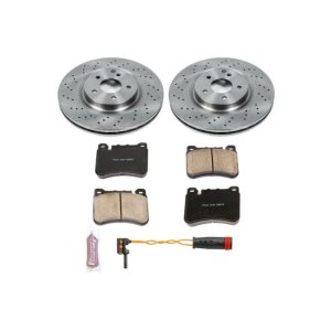 Mercedes-Benz SLK280 Brake Kit - Front - PowerStop - Autospecialty Rotors + Z17 Evolution Plus Ceramic Pads - `06-`08 Mercedes-Benz SLK280 Brake Kit - Front - PowerStop - Autospecialty Rotors + Z17 Evolution Plus Ceramic Pads - `06-`08