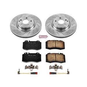 Mercedes-Benz SL500 Brake Kit - Front - PowerStop - Z17 Evolution Plus Ceramic Pads + Autospecialty Rotors - 2003 Mercedes-Benz SL500 Brake Kit - Front - PowerStop - Z17 Evolution Plus Ceramic Pads + Autospecialty Rotors - 2003