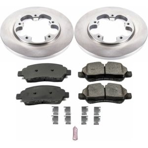 Ford Transit-150 Brake Kit - Rear - PowerStop - Autospecialty Rotors + Z17 Evolution Plus Ceramic Pads - `15-`19 Ford Transit-150 Brake Kit - Rear - PowerStop - Autospecialty Rotors + Z17 Evolution Plus Ceramic Pads - `15-`19