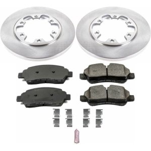Ford Transit-350 HD Brake Kit - Rear - PowerStop - Z17 Evolution Plus Ceramic Pads + Autospecialty Rotors - `15-`18