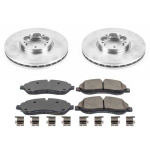 Ford Transit-150 Brake Kit - Front - PowerStop - Z17 Evolution Plus Ceramic Pads + Autospecialty Rotors - `15-`19 Ford Transit-150 Brake Kit - Front - PowerStop - Z17 Evolution Plus Ceramic Pads + Autospecialty Rotors - `15-`19