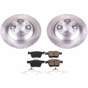 Audi TT Quattro Brake Kit - Rear - PowerStop - Z17 Stock Replacement - `16-`18