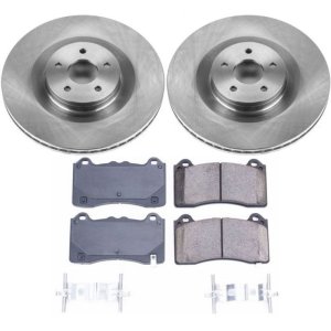 Ford Focus Brake Kit - Front - PowerStop - Z17 Evolution Plus Ceramic Pads + Autospecialty Rotors - `16-`18 Ford Focus Brake Kit - Front - PowerStop - Z17 Evolution Plus Ceramic Pads + Autospecialty Rotors - `16-`18
