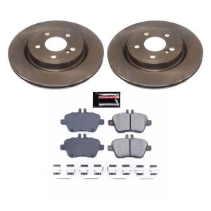 Mercedes-Benz CLA250 Brake Kit - Rear - PowerStop - Autospecialty Rotors + Z17 Evolution Plus Ceramic Pads - `14-`19