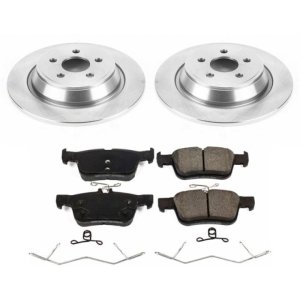 Lincoln Continental Brake Kit - Rear - PowerStop - Z17 Evolution Plus Rotors + Ceramic Pads - `17-`18 Lincoln Continental Brake Kit - Rear - PowerStop - Z17 Evolution Plus Rotors + Ceramic Pads - `17-`18