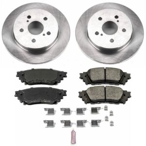 Lexus NX200t Brake Kit - Rear - PowerStop - Z17 Evolution Plus Ceramic Pads + Autospecialty Rotors - `15-`17 Lexus NX200t Brake Kit - Rear - PowerStop - Z17 Evolution Plus Ceramic Pads + Autospecialty Rotors - `15-`17