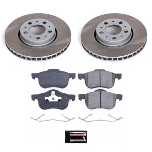 Mercedes-Benz CLK500 Brake Kit - Front + Rear - PowerStop - Autospecialty Rotors + Z17 Evolution Plus Ceramic Pads - `03-`06 Mercedes-Benz CLK500 Brake Kit - Front + Rear - PowerStop - Autospecialty Rotors + Z17 Evolution Plus Ceramic Pads - `03-`06