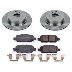 Nissan Maxima Brake Kit - Rear - PowerStop - Autospecialty Brake Rotors + Z17 Evolution Plus Ceramic Pads - `16-`21