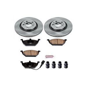 Volkswagen Beetle Brake Kit - Front - PowerStop - Z17 Stock Replacement Rotors + Z17 Evolution Plus Ceramic Pads - `99-`06 Volkswagen Beetle Brake Kit - Front - PowerStop - Z17 Stock Replacement Rotors + Z17 Evolution Plus Ceramic Pads - `99-`06