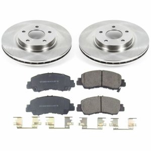 Mitsubishi Eclipse Cross Brake Kit - Front - PowerStop - Autospecialty Rotors + Z17 Evolution Plus Pads - `18-`20 Mitsubishi Eclipse Cross Brake Kit - Front - PowerStop - Autospecialty Rotors + Z17 Evolution Plus Pads - `18-`20