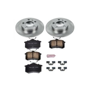 Volkswagen Beetle Brake Kit - Rear - PowerStop - Autospecialty Rotors + Z17 Ceramic Pads - `98-`10 Volkswagen Beetle Brake Kit - Rear - PowerStop - Autospecialty Rotors + Z17 Ceramic Pads - `98-`10