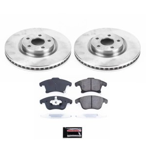 Ford Police Responder Hybrid Brake Kit - Front - PowerStop - Z17 Evolution Plus Ceramic Pads + Autospecialty Rotors - `19-`20 Ford Police Responder Hybrid Brake Kit - Front - PowerStop - Z17 Evolution Plus Ceramic Pads + Autospecialty Rotors - `19-`20