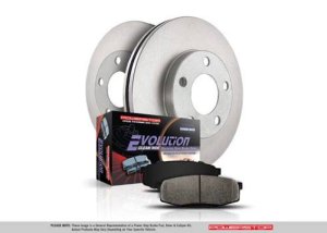 Kia Optima Brake Kit - Front - PowerStop - Z17 Evolution Plus Rotors + Z17 Ceramic Pads - 2017 Kia Optima Brake Kit - Front - PowerStop - Z17 Evolution Plus Rotors + Z17 Ceramic Pads - 2017