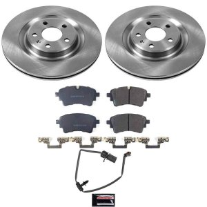 Audi A4 Allroad Brake Kit - Rear - PowerStop - Z17 Evolution Plus Ceramic Pads + Autospecialty Rotors - `20-`25