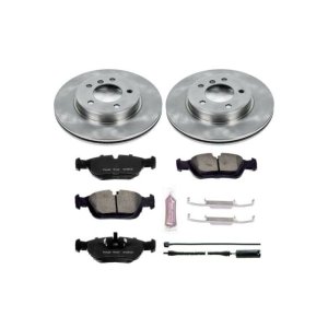 BMW Z3 Brake Kit - Front - PowerStop - Autospecialty Rotors + Z17 Evolution Plus Ceramic Pads - `01-`02