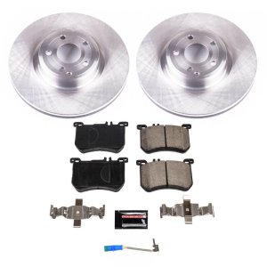 Mercedes-Benz SL400 Brake Kit - Front - PowerStop - Z17 Evolution Plus Ceramic Pads + Autospecialty Rotors - `15-`16 Mercedes-Benz SL400 Brake Kit - Front - PowerStop - Z17 Evolution Plus Ceramic Pads + Autospecialty Rotors - `15-`16