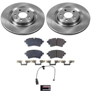 Audi A6 Allroad Brake Kit - Rear - PowerStop - Z17 Evolution Plus Ceramic Pads + Autospecialty Rotors - `20-`25