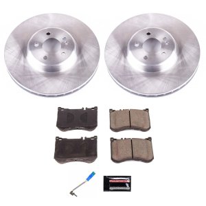 Mercedes-Benz E53 AMG Brake Kit - Front - PowerStop - Z17 Evolution Plus Ceramic Pads + Autospecialty Rotors - `19-`22 Mercedes-Benz E53 AMG Brake Kit - Front - PowerStop - Z17 Evolution Plus Ceramic Pads + Autospecialty Rotors - `19-`22