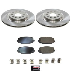 Jeep Grand Cherokee Brake Kit - Rear - PowerStop - Z17 Evolution Plus Ceramic Pads + Autospecialty Rotors - `22-`24 Jeep Grand Cherokee Brake Kit - Rear - PowerStop - Z17 Evolution Plus Ceramic Pads + Autospecialty Rotors - `22-`24