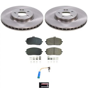 Mercedes-Benz EQB 250+ Brake Kit - Front - PowerStop - Autospecialty Rotors + Z17 Evolution Plus Ceramic Pads - `23-`24 Mercedes-Benz EQB 250+ Brake Kit - Front - PowerStop - Autospecialty Rotors + Z17 Evolution Plus Ceramic Pads - `23-`24