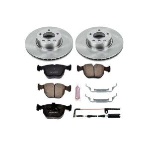 BMW 5 Series Brake Kit - Front - PowerStop - Autospecialty Rotors + Z17 Evolution Plus Ceramic Pads - `01-`03
